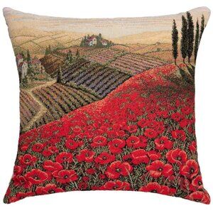 ‼️SALE‼️SAVE $350! NWT Hines of Oxford 2 Poppyfields of Tuscany Pillows+Inserts